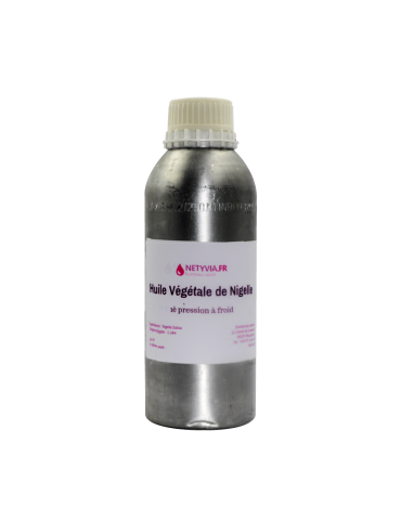 Huile Végétale Vierge de Nigelle (Nigella sativa) 1L